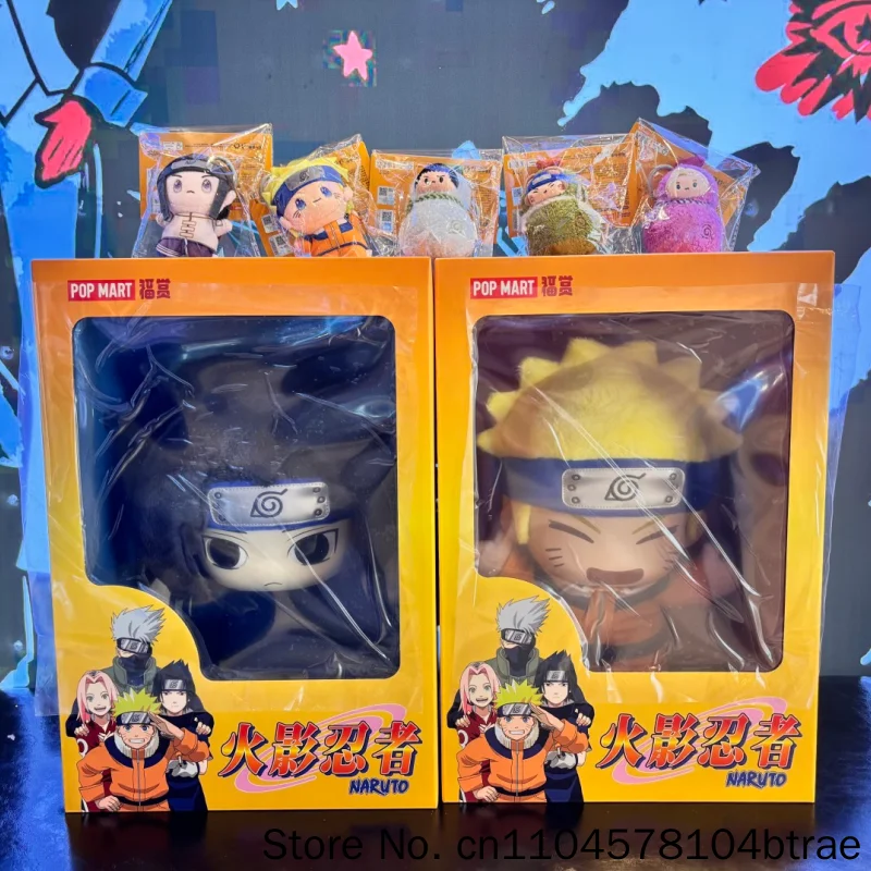 

New Original POP MART Fuxion × NARUTO KUJI Uzumaki Naruto Hatake Kakashi Sakura Haruno Uchiha Sasuke Doll Collection Toy Gift