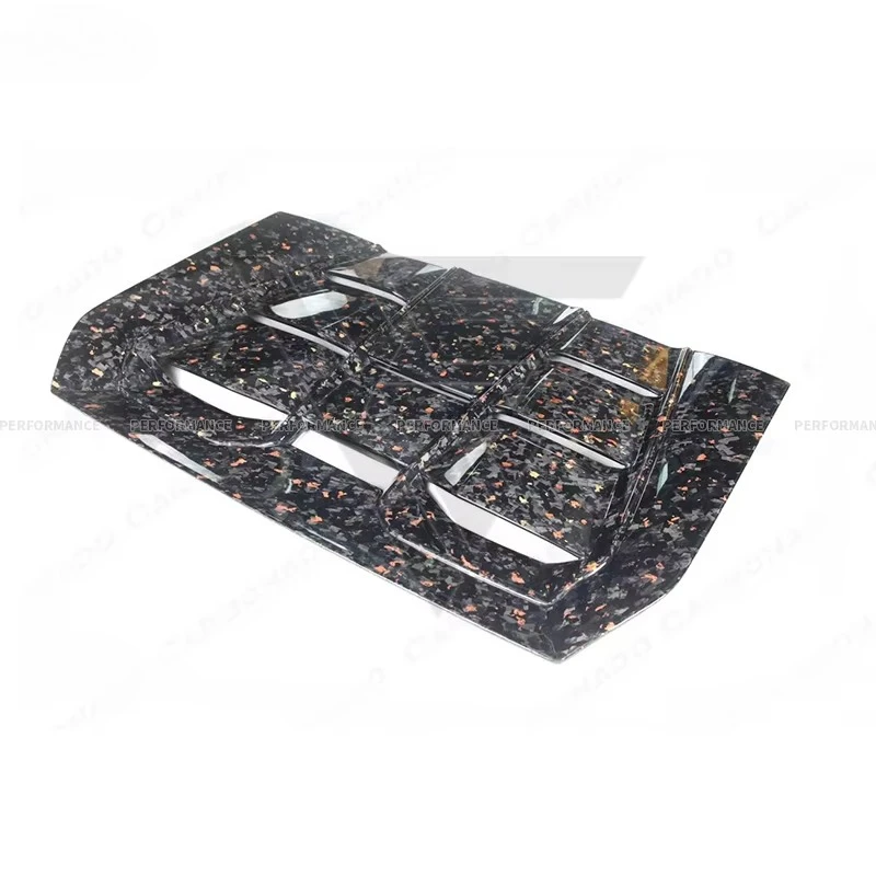 For Lamborghini Huracan EVO Spyder 2019-2024 Dry Forged Carbon Fiber OEM Style Front Engine Bonnet Hood Cover Assembly