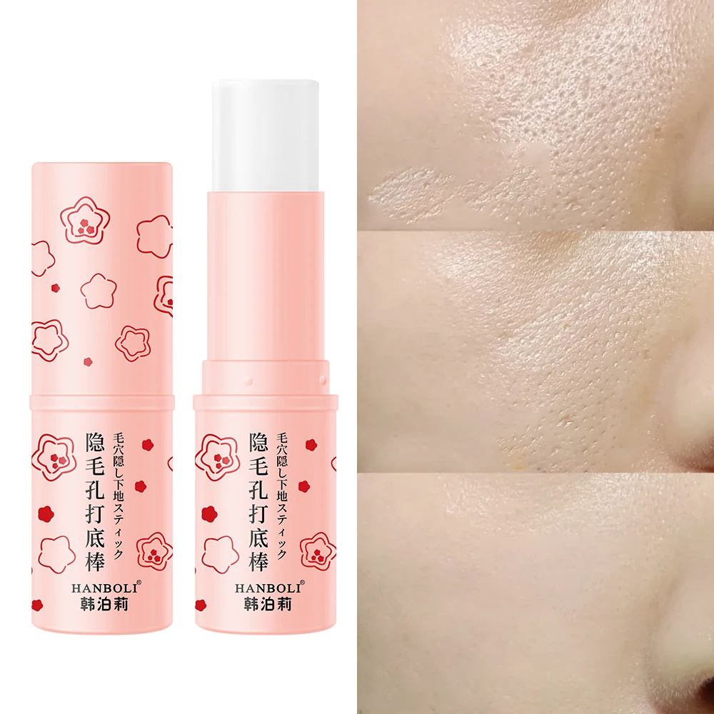 Crema de poros Invisible, hidratante Facial mate Prime, imprimación de poros Invisible, barra suave para iluminar la piel, cuidado del Control del aceite de la piel