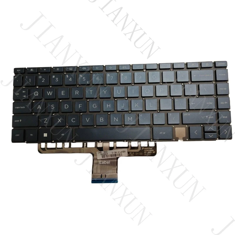S+For HP Spectre x360 14-EA 14-EB 14-AE US Backlit Keyboard Blue