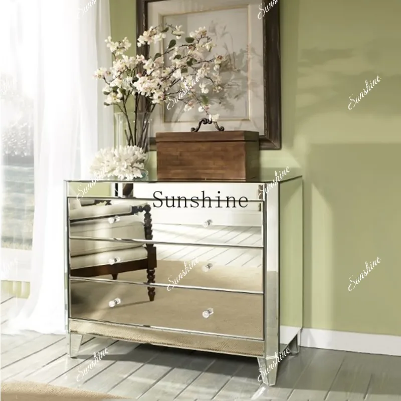 Simple chest of drawers, decorated post-modern storage cabinet F1615  FT