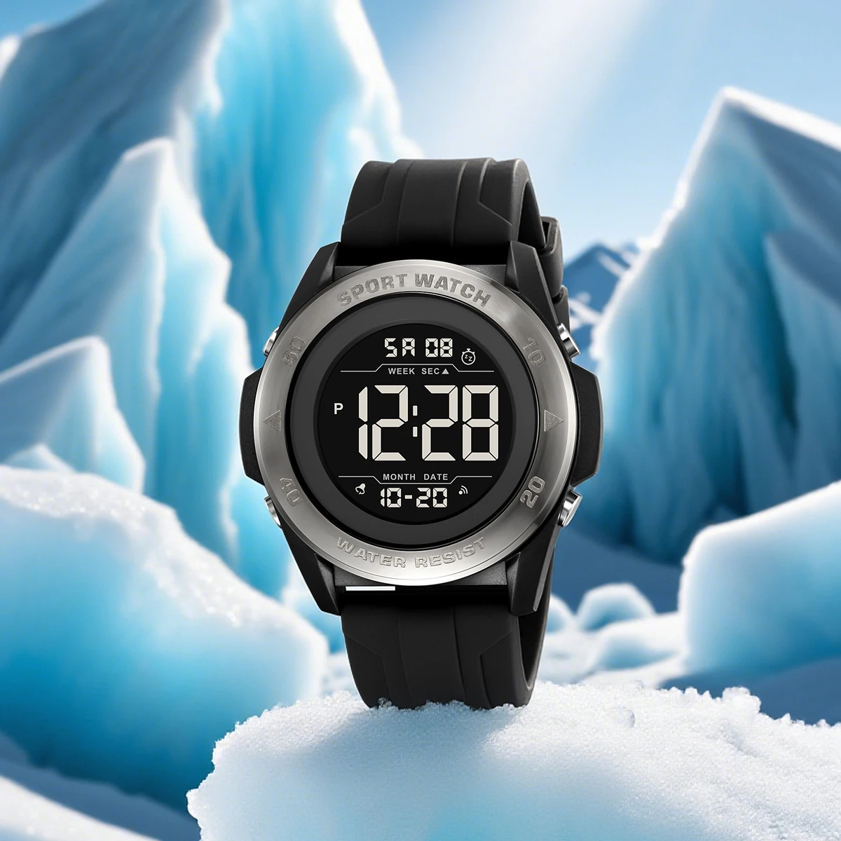 Zegarek cyfrowy SKMEI Military Alarm Chrono z odliczaniem, sportowy zegarek na rękę dla mężczyzn i kobiet, wodoodporny, z datownikiem, elektroniczny.