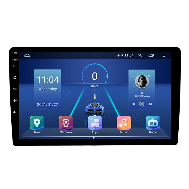 Universal 5760 android 13multimedia player 8 Core 2G 32G 4G 64G car radio IPS 9inch gps auto car stereo radio with 360 BT 5.0