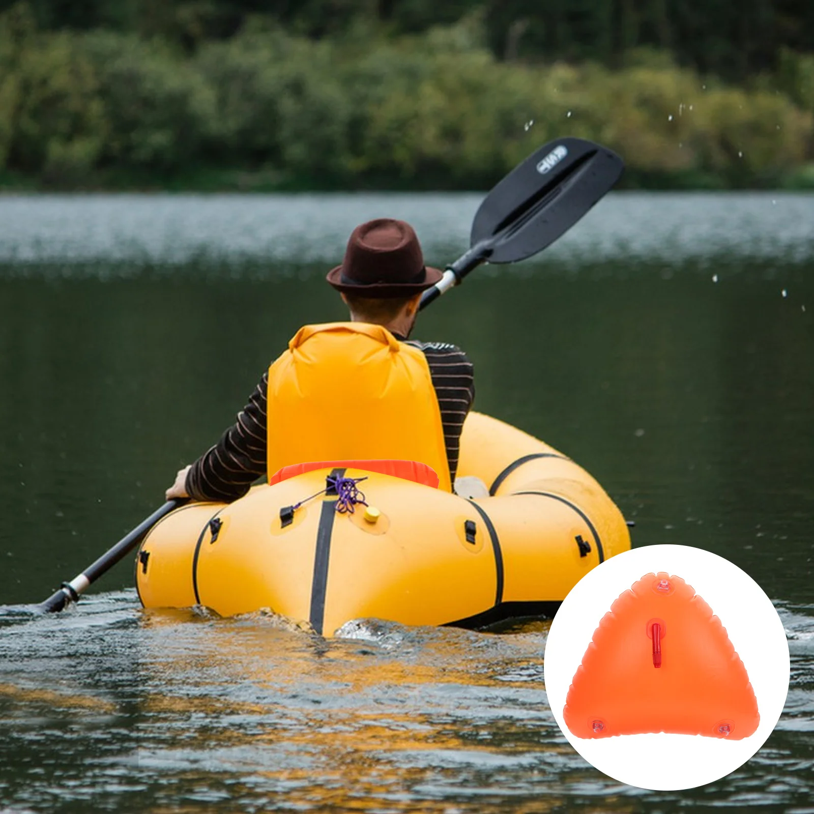 

Kayak Inflatable Bag Airbag Floating Equipment for Emergency Tool Paddle Kayaks