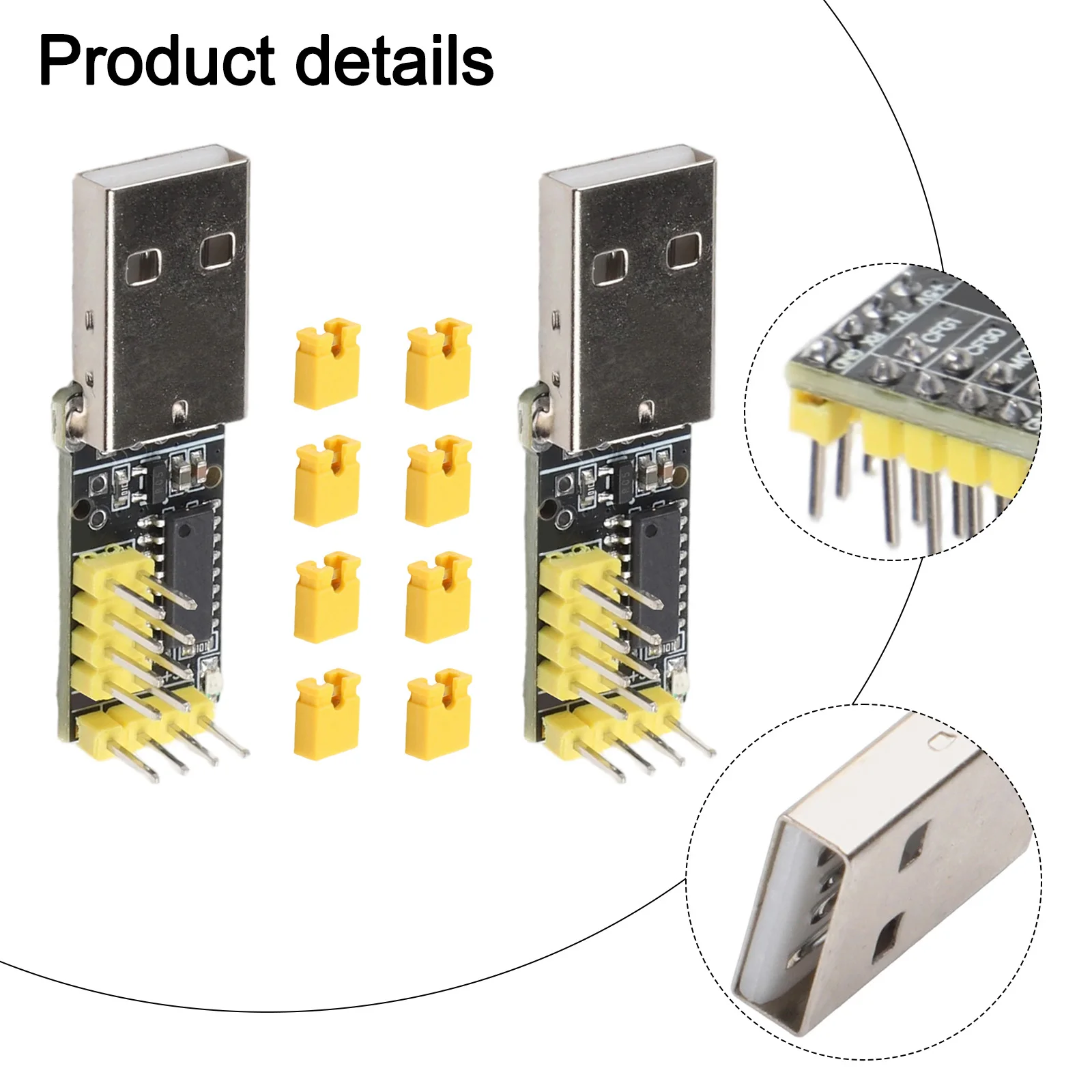 2Pcs CH9329 USB HID Converter Driverless UART To USB For Keyboard Game Development Electronic Components