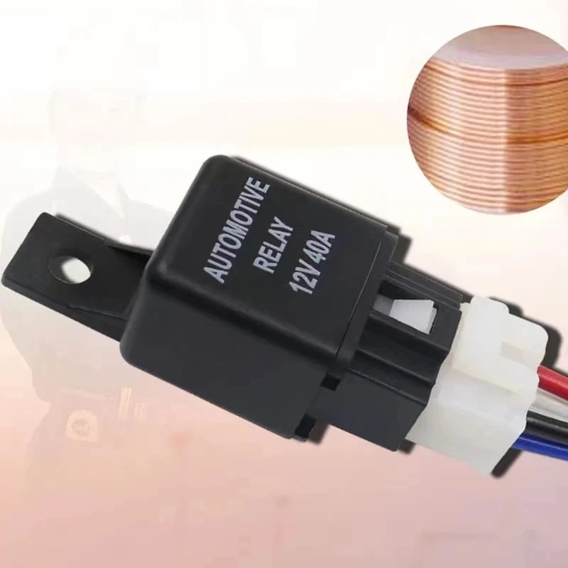 Waterproof Car Relay 12V 40A Car Automotive 4 Pin SPST Alarm Relay SPST Contact Type With Stockt Heavy Duty Current Start Tool