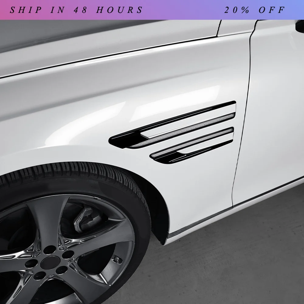 IOSN 4Pcs For Genesis G80 RG3/G80 RG3 PE 2020-2025 LHD/RHD ABS Auto Body Side Panels Fender Trim Cover Car Accessories
