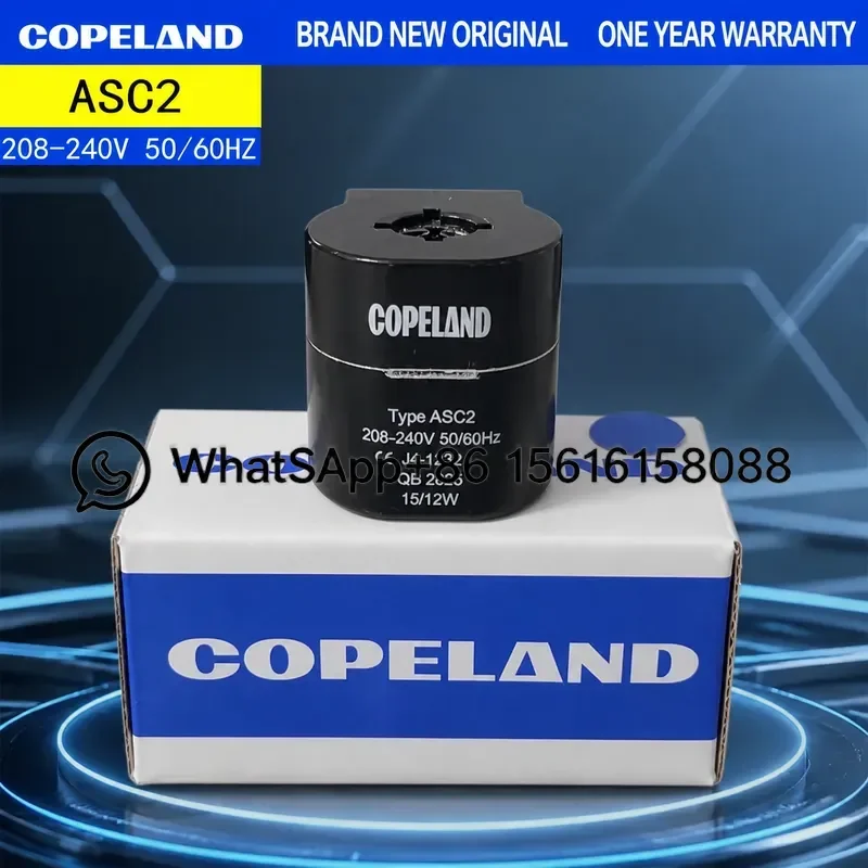 Original Copeland Solenoid Valve Coil ASC2 X-28894-70001 208-240V Replacement for Refrigeration Air Conditioning Compressor