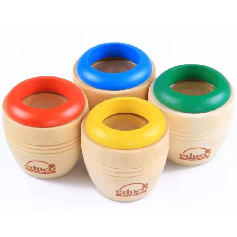 1 PCS Rotating Wooden Mirror Bee Eye Kaleidoscope Early Education Puzzle for Children Magic Polygon Caleidoscope Educational Toy