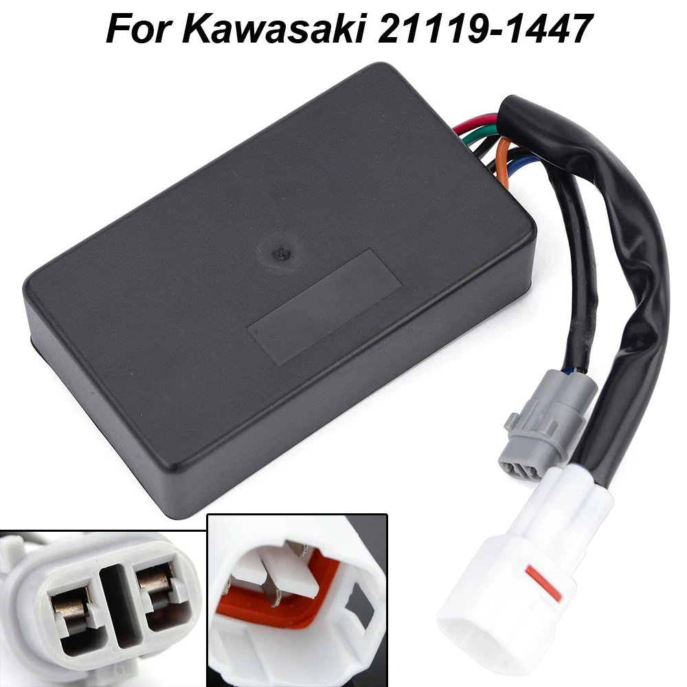 Unidade do módulo da caixa do ignitor cdi para kawasaki klf300 bayou 300 b8a c7a 1995 B9-B18 C8-C17 1996-2005 c6f 2006 21119-1447 6 fios