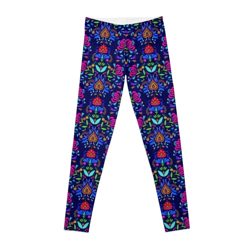 

folk pattern - mexican vacation. Leggings harem pants gym's sportswear gym's clothing Womens Leggings