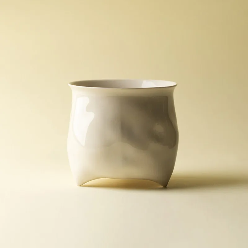 Japanese-style grass and wood ash water Meng Jianshui household simple ceramic tea washing cup washing tea set accessories
