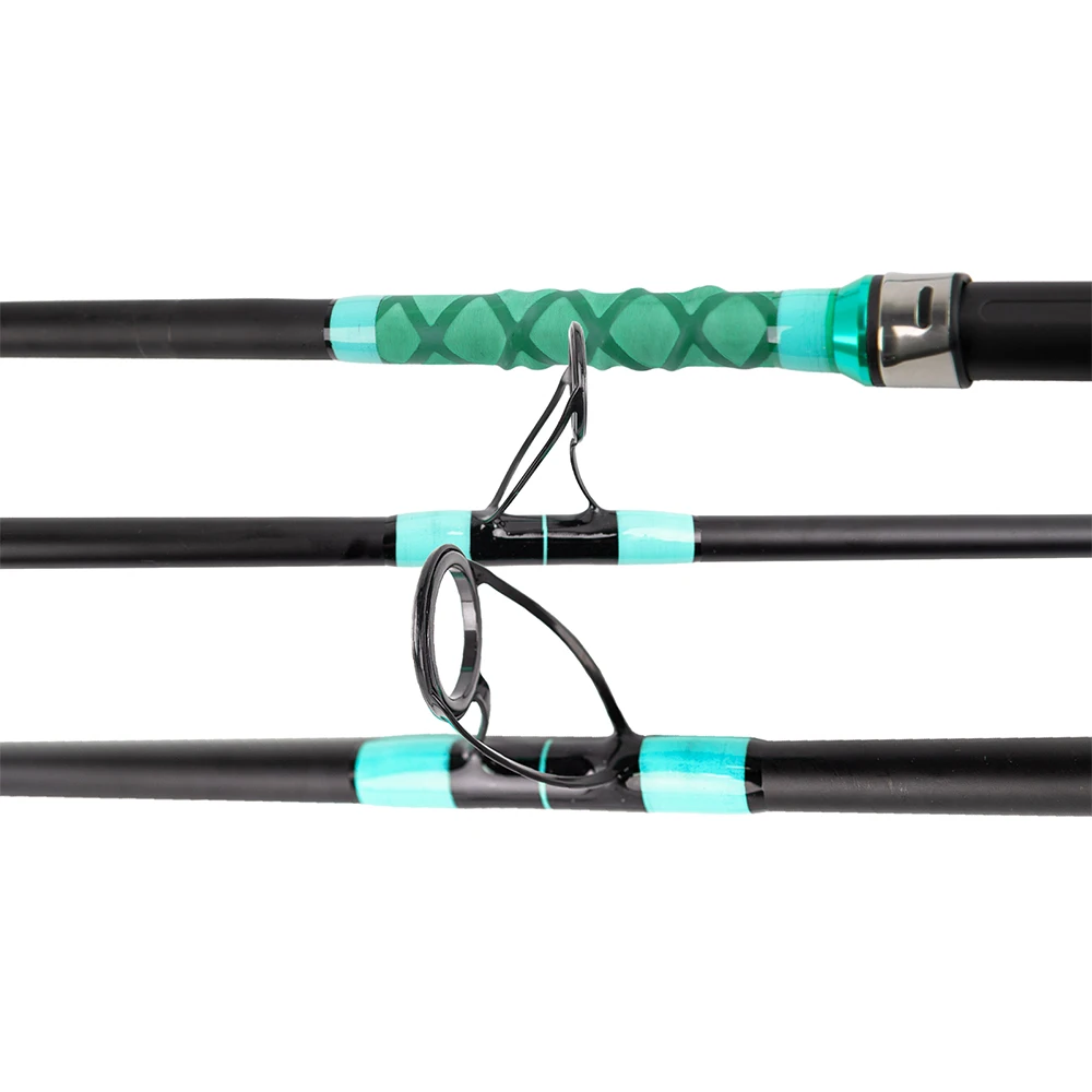 

Heavy-Duty Saltwater Fishing Rod 20-40lb Deep Sea Trolling Rod 4 Section Design with 5+1 Guides