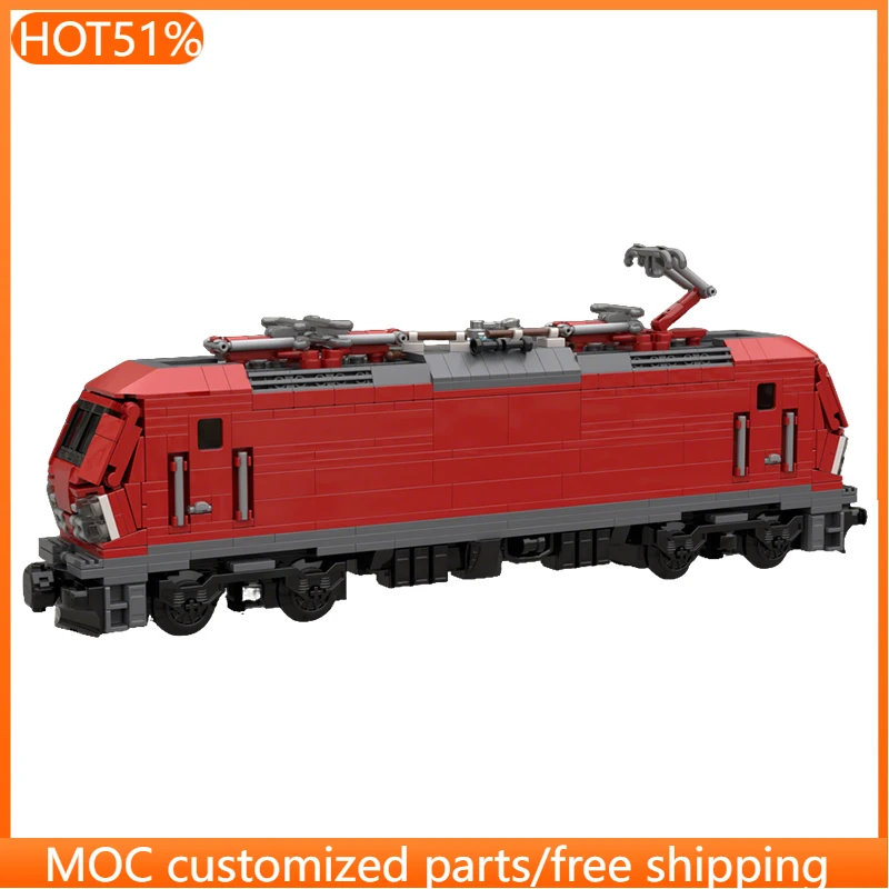 

897 деталей: Модульный конструктор-локомотив с широким спектром применения, креативный дизайн, DIY, игрушка для мальчиков, рождественский подарок