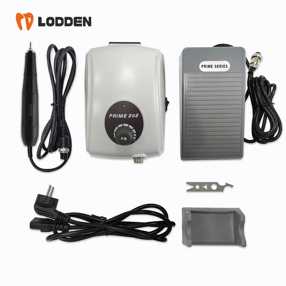 Dental Grinding Machine Dental Brushless DC Motor 50,000rpm Hand/Foot Speed Control System Prime 202