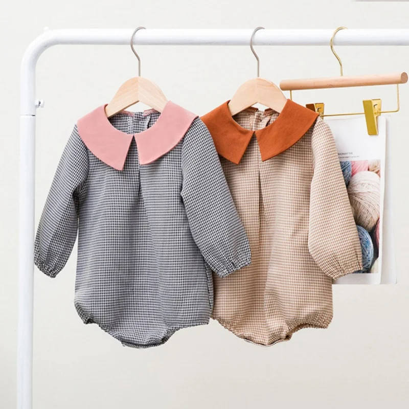 

Spring/autumn Baby Boys Girls Outfit Romper Jumpsuit Sweatshirts Playsuit Pullover Bodysuits Fall Winter Child Clothes 0-36M D2L