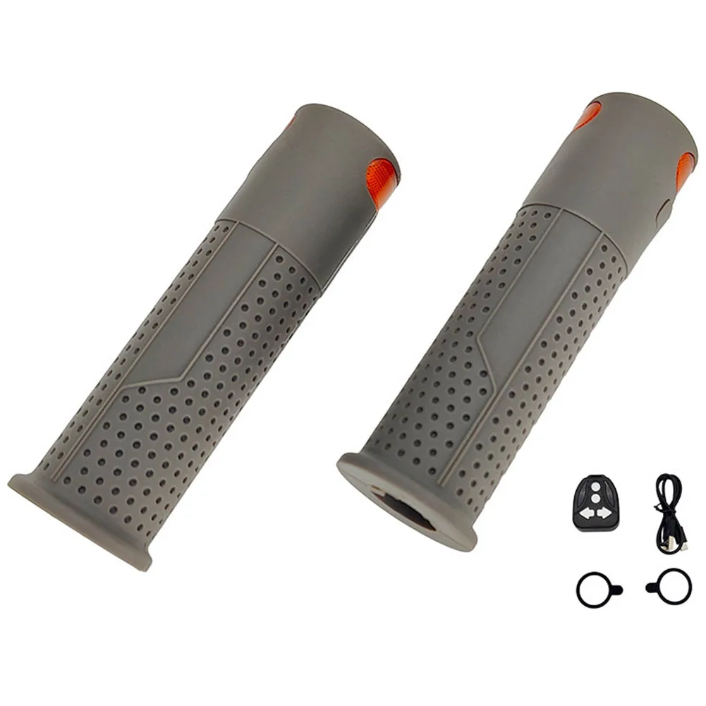 

1 Pair Electric Scooter Handlebar Grips With Turn Signal Lamp For Xiaomi For M365 E-scooter Wireless Remote Control Turn Signal