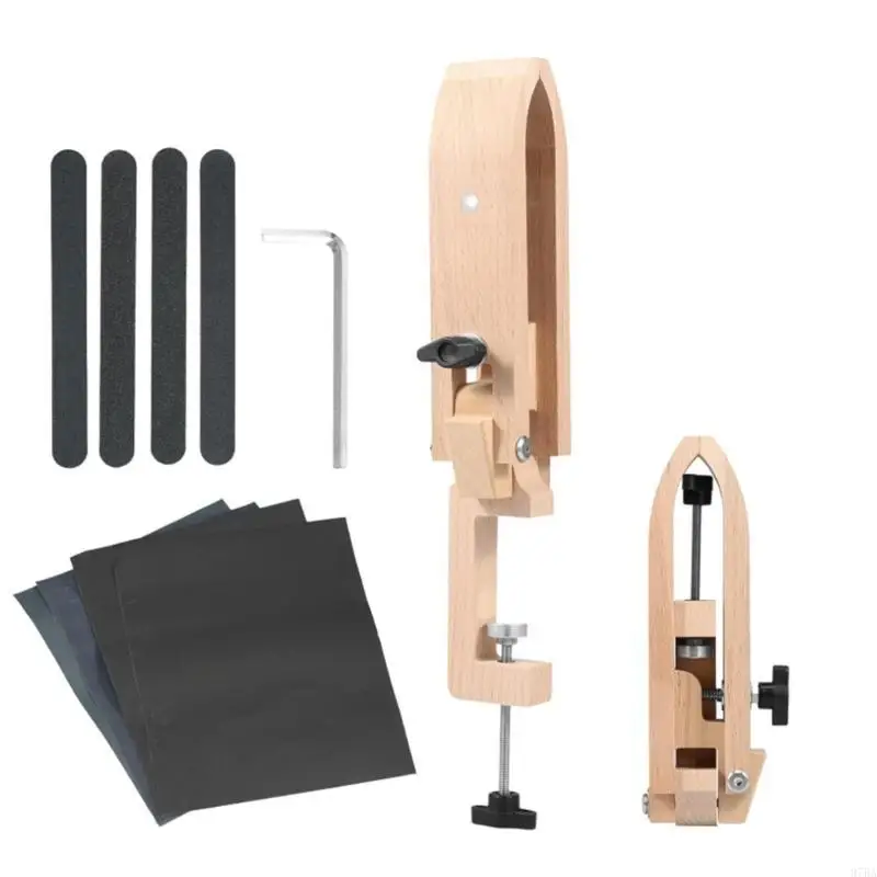 

97BA Leather Sewing Ponies Leather Stitching Ponies Table Desktop Ponies Horse Clamp Adjustable Leather Ponies