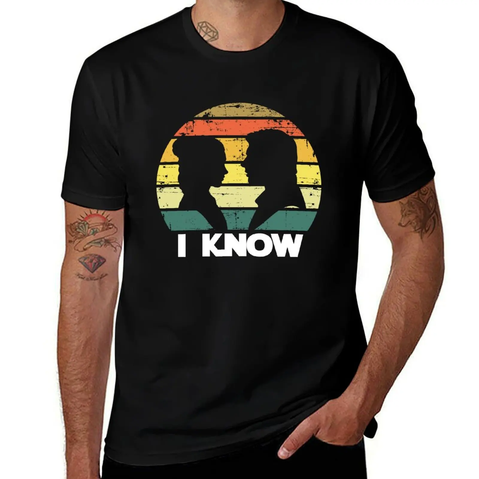 

I KNOW T-Shirt g man t shirts for men t shirts cotton 100%