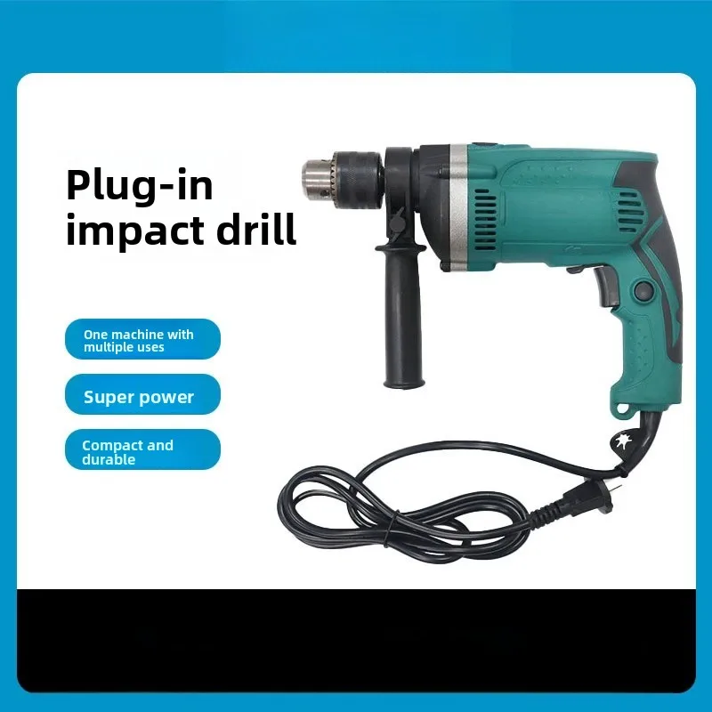 HP1630 Pistol Drill Impact Electric Drill 13MM Multi-function Small Handheld Household Electric Drill Power Tool