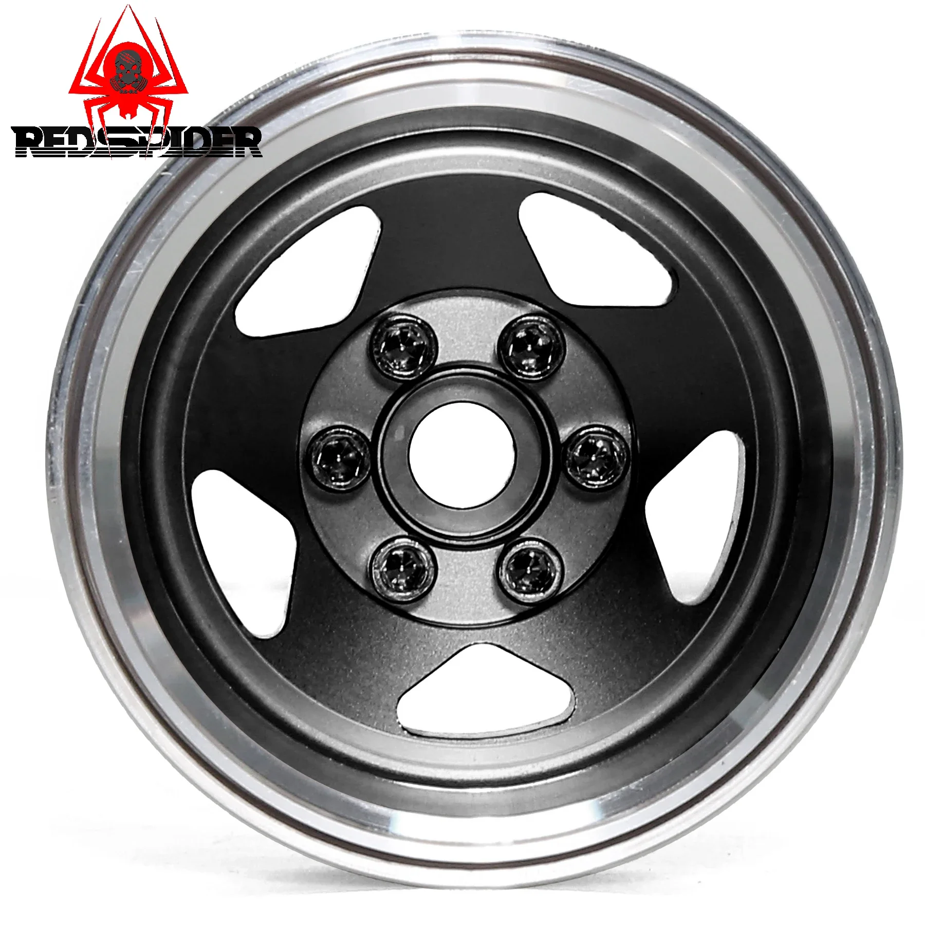 4pcs 1.9 Inch Aluminum Alloy Beadlock Wheel Rim Hub  Suit for 1:10 RC Crawler Axial SCX10 SCX10 II TRX4 RC4WD D90