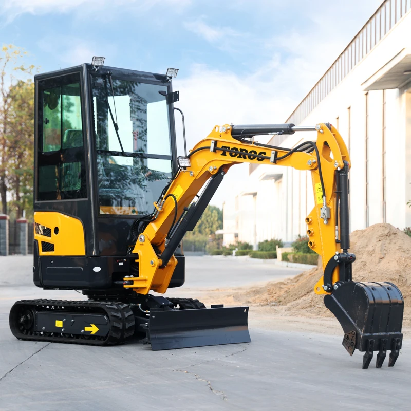 EPA CE Mini Excavator 1.8 Ton High Quality Portable Small Excavator 1600kg Earth-moving Machinery Engin Diesel Mini Digger
