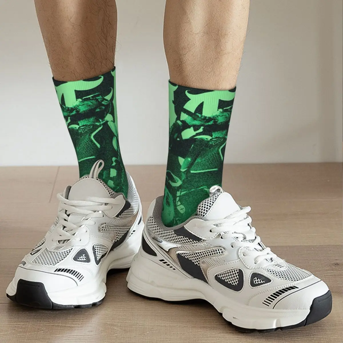 Rapper Jc Reyes Album Tour Graphic Socks Harajuku Sweat Absorbing Stockings All Season Long Socks for Unisex Valentine's Day