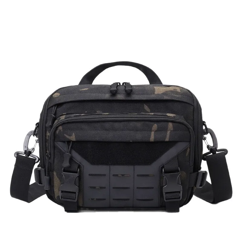 

2026 New 1000D Multifunctional Crossbody Bag Large Capacity Waterproof Camouflage Shoulder bag for Travel Work Мужская сумка sac