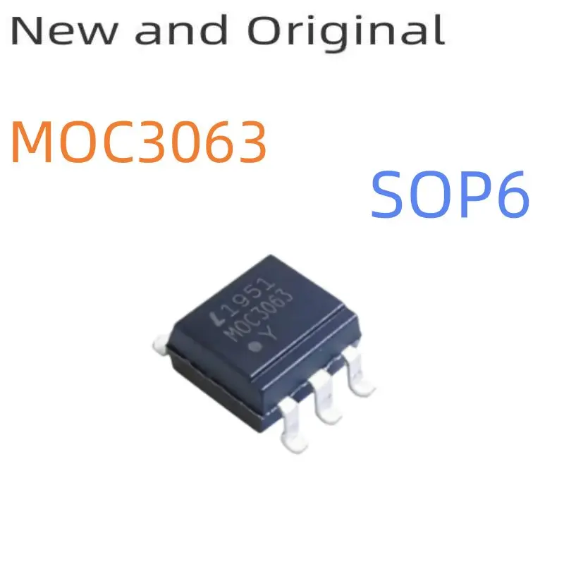 

MOC3063 SMD 6Pin SOP6 Zero-Cross Optoisolators Triac Driver Output