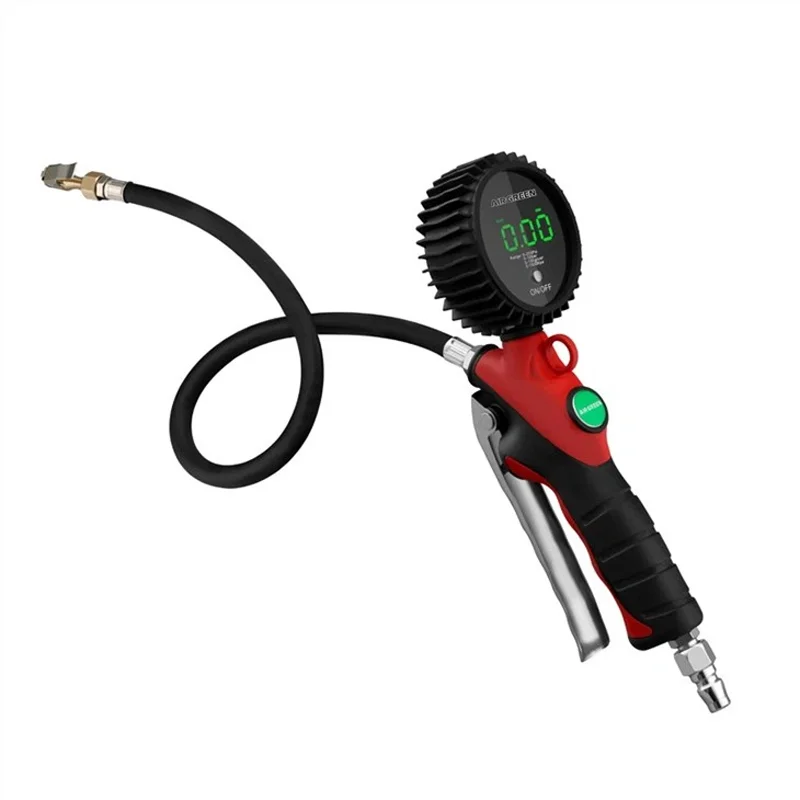 

Digital Tire Pneumatic Gun LED Back Light Vehicle Tester Inflation Monitoring Manometer Air Green Tool SK-01