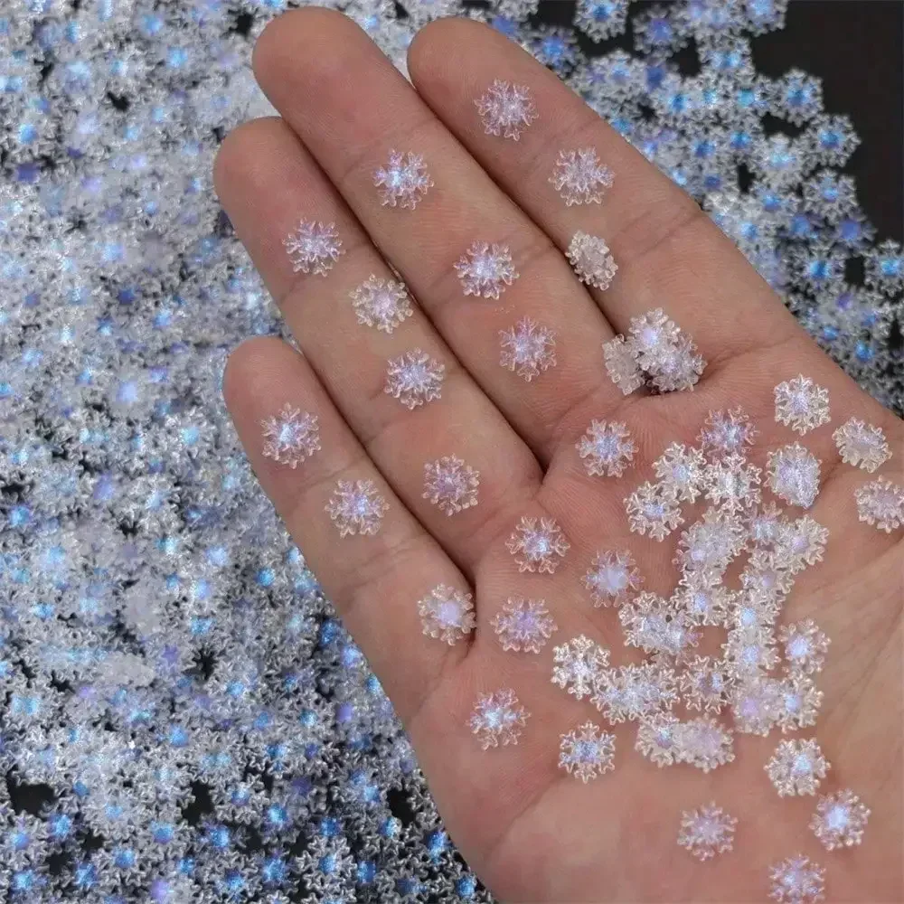 30pcs Sparkling Snowflakes Colorful Winter Theme Handmade Party Decorations