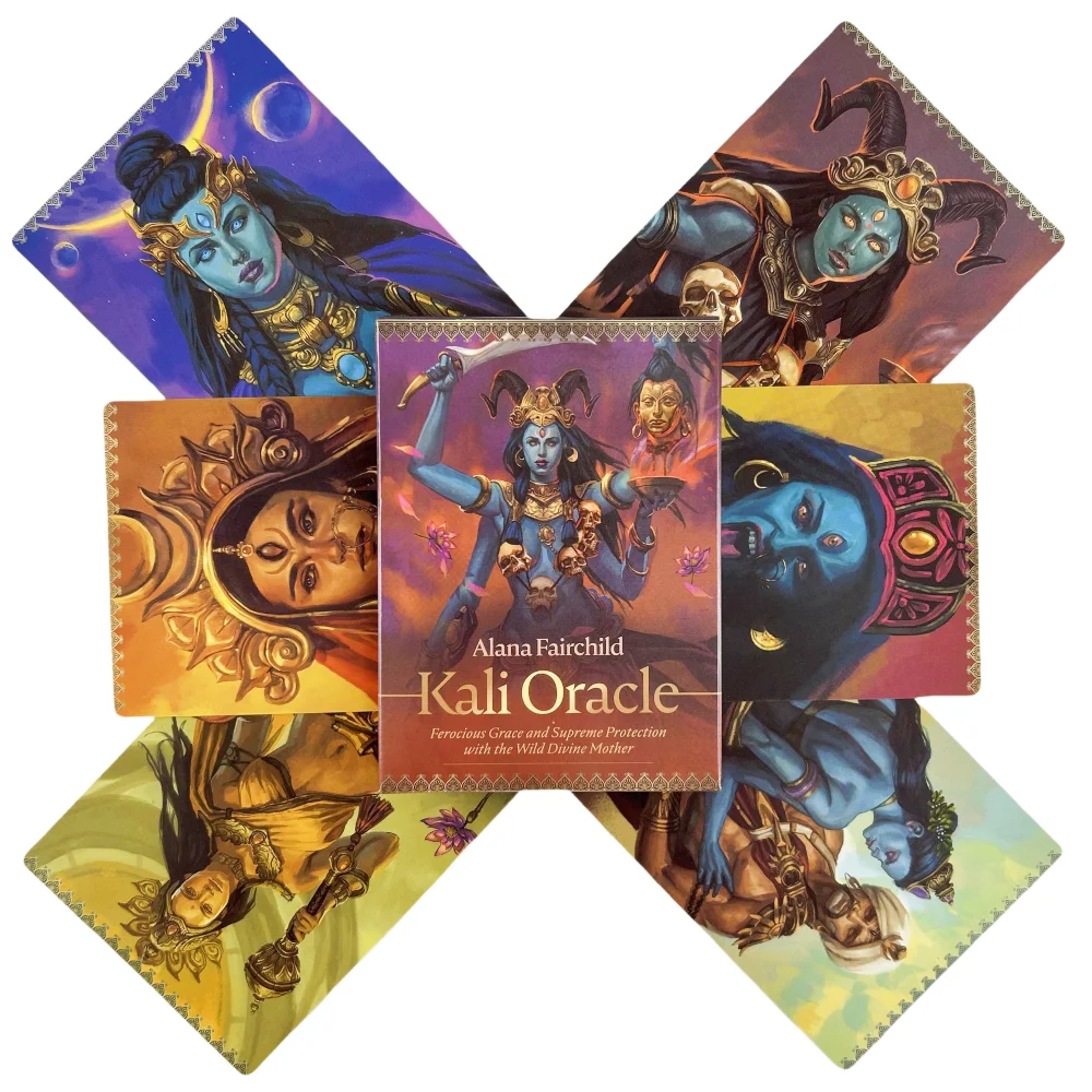 

Карточная игра Kali Oracle, свирепая грация и высшая защита с дикой божественной матью, карты Таро Мудрости