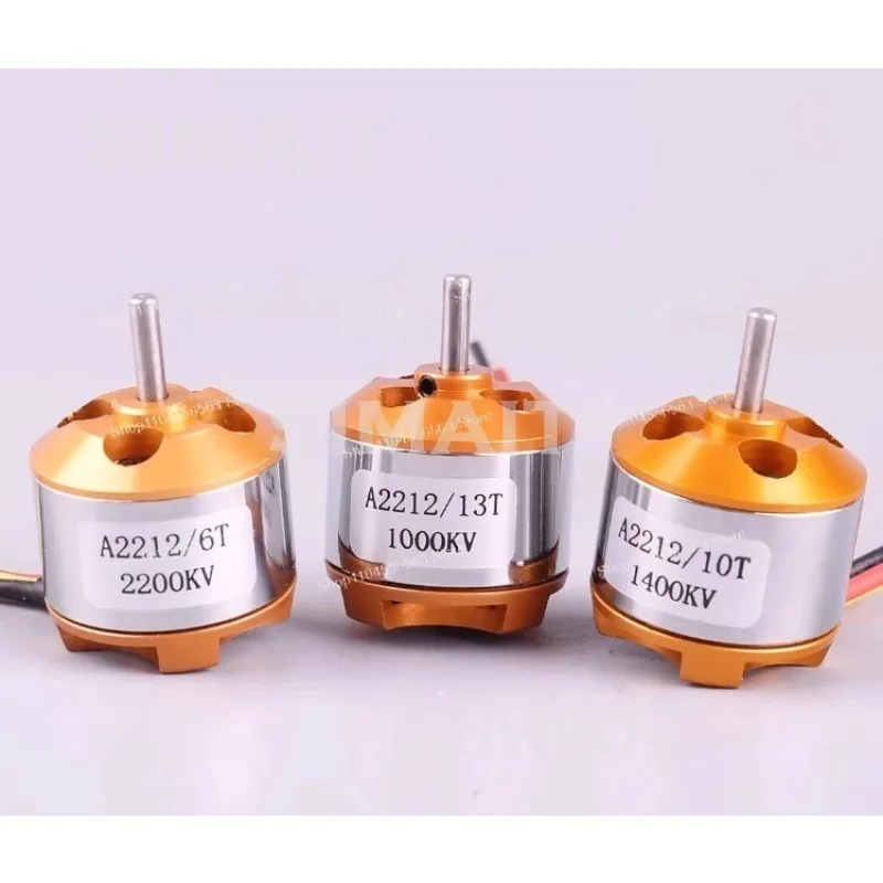 A2212 Model Aircraft Motor KV1000 1400 2200 Multi-axis Fixed-wing Aircraft Brushless Motor