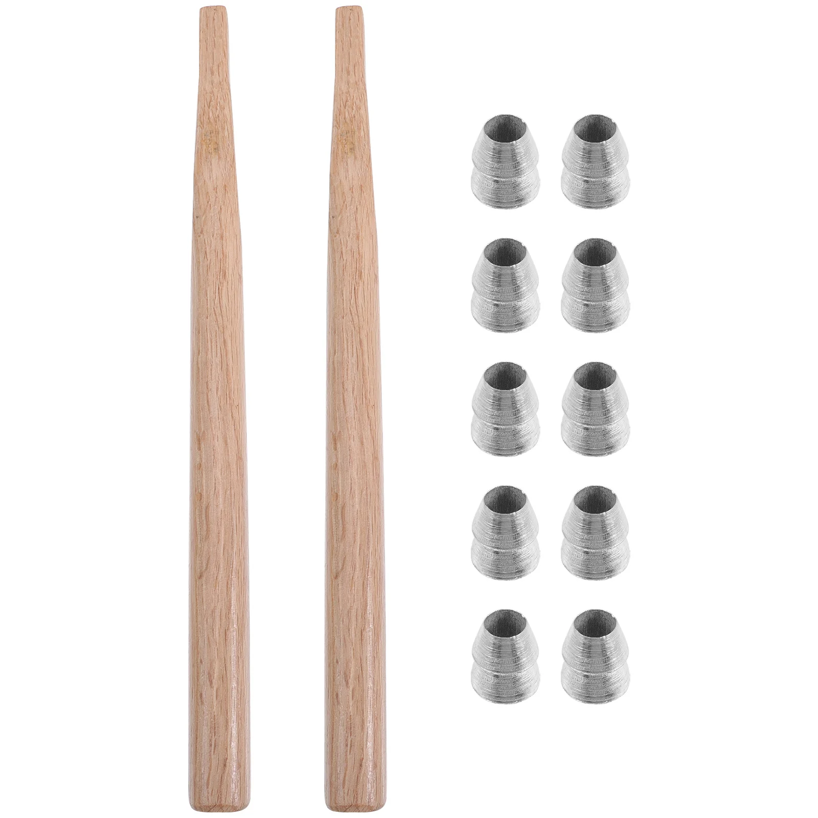 

Axe Handle Set Practical Wood Grip Wooden Camping Tool Replacement Replacements Steel Handles with Wedge