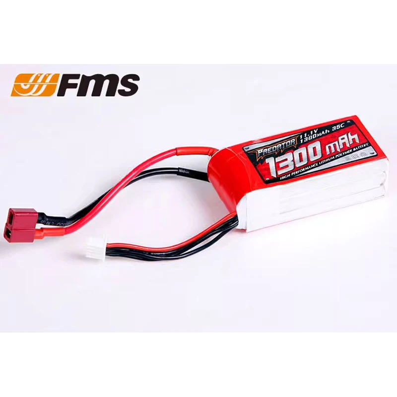 Fms Predator Model Lithium Battery 2s 7.4v 350mah/1300mah Electric Remote Control Fixed Wing Model Is Special Jst/xt30