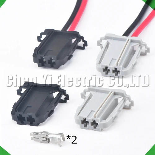 Imagen 1 del producto Conector de módulo de control de velocidad de calefacción de aire acondicionado automático de 2 pines enchufe de resistencia de soplador para Peugeot Citroen C4 Picasso 13901