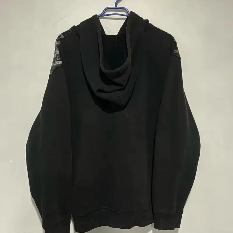 American Y2K New Trend Polar Fashion Padded Zipper Hoodie Women Street Hip Hop Joker Loose Sweater Couple Casual Punk Hoodie