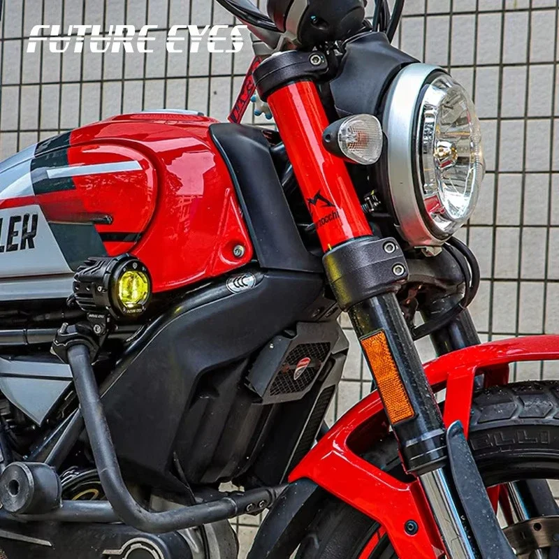 FUTURE EYES F20-P Wired Backlight Switch Fill Driving Fog Auxiliary Lights Motorcycle Lamp！！