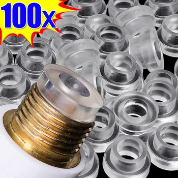 Arandela de sellado de grifo, manguera de silicona Universal, arandela sellada a prueba de fugas, juntas de tubo de goma, anillos, hebillas de enchufe, 100/10 Uds.