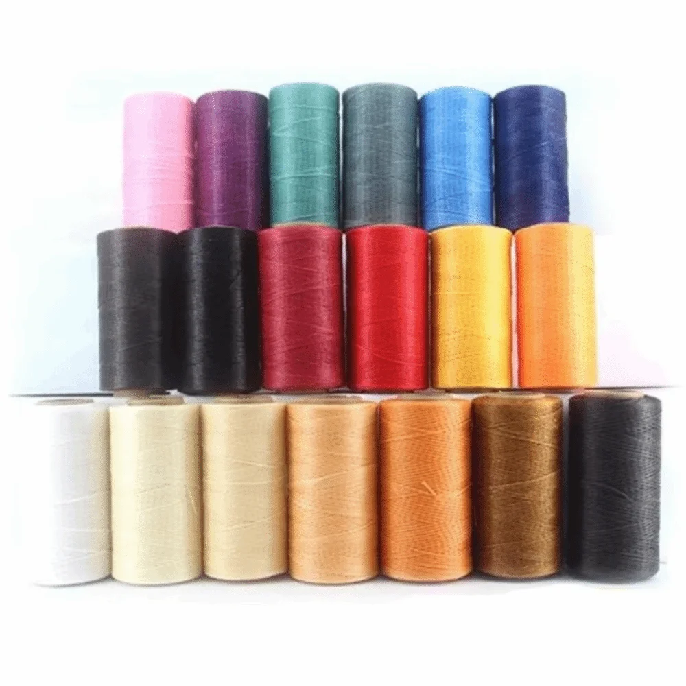 Polyester String Waxed Thread Cord Arts Craft 260M Wax Cotton Cord String 150D 0.8MM Leather Sewing Thread Leather Repair