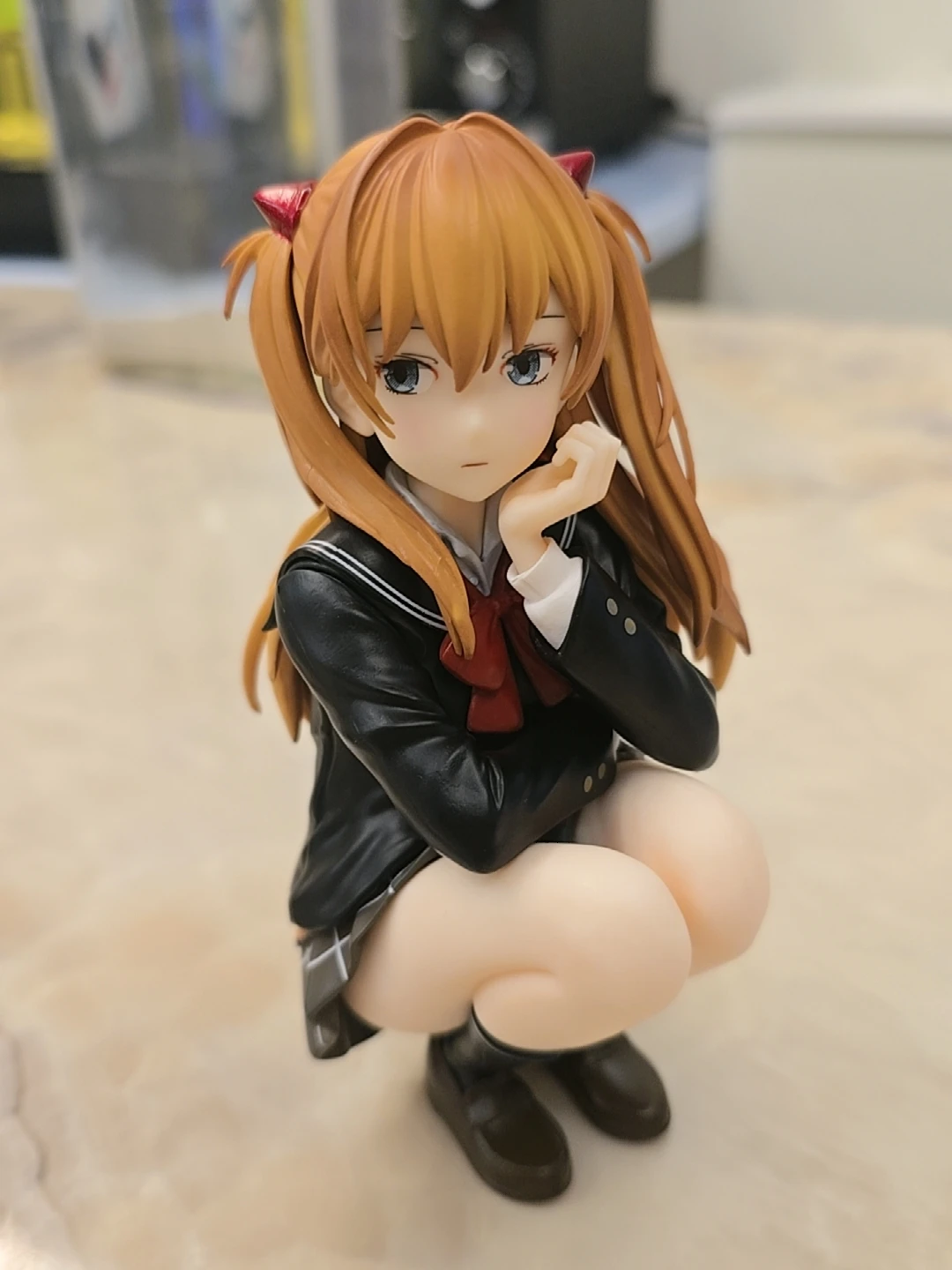 أسوكا لانغلي سوريو عمل الشكل كلية الرياح الجميلة فتاة شابة مجموعة حالة الكمبيوتر نموذج #3