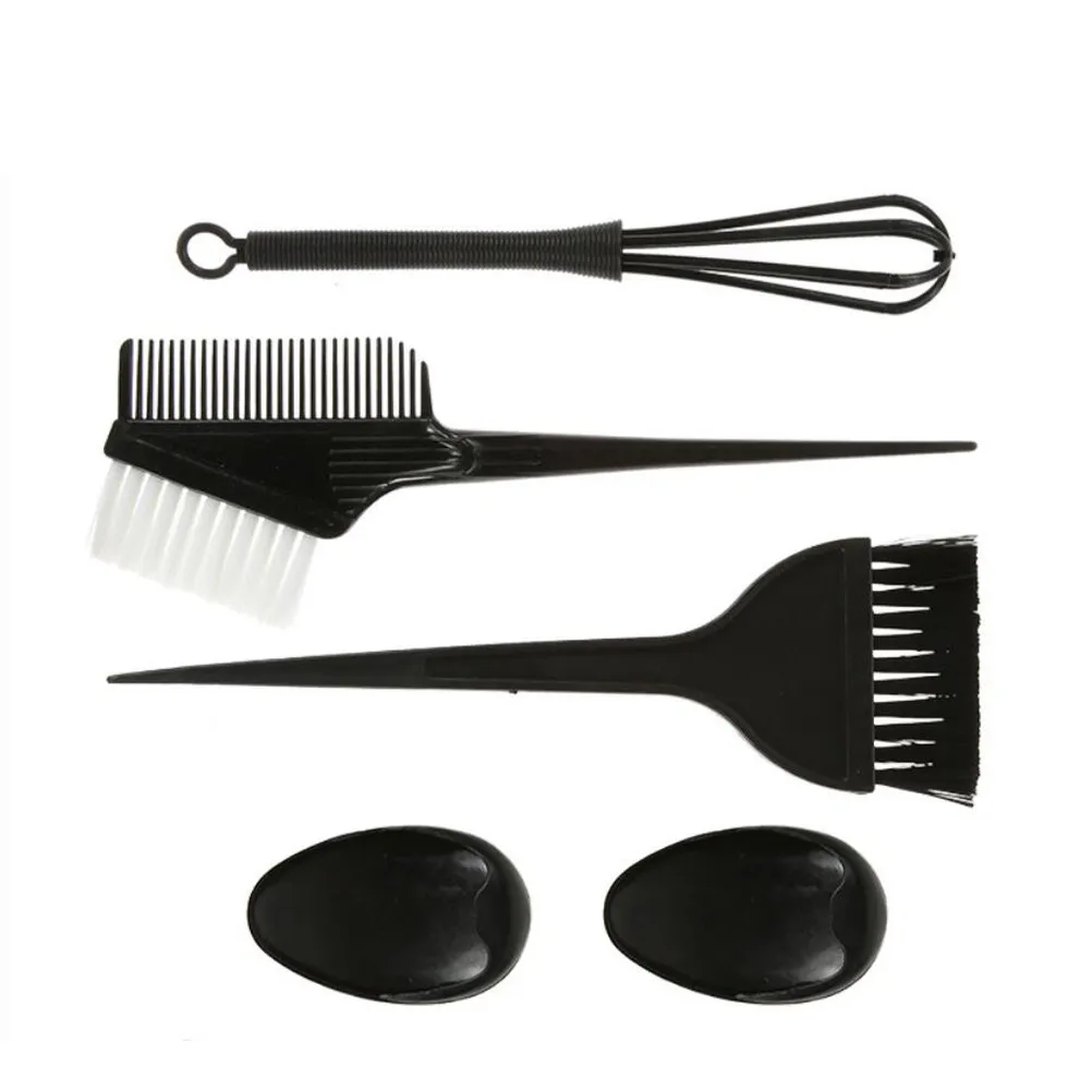 

5Pcs Hair Coloring Tools Set Complete Dye Kit with Smooth Finish Accessories for Easy Application At Home Or Salon Kits Hair