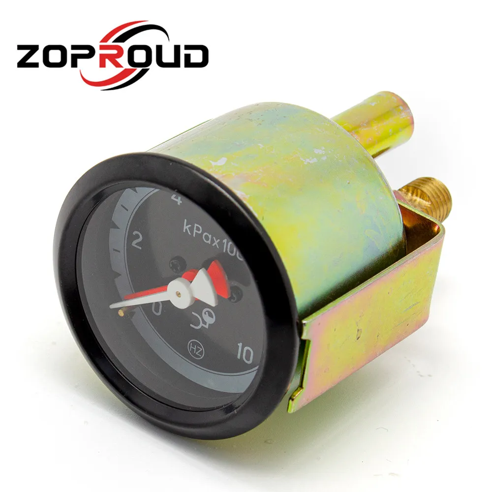 ZOPROUD 2.5 بوصة 60 مم مقياس ضغط الهواء إبرة مزدوجة ميكانيكية 0-1000Kpa