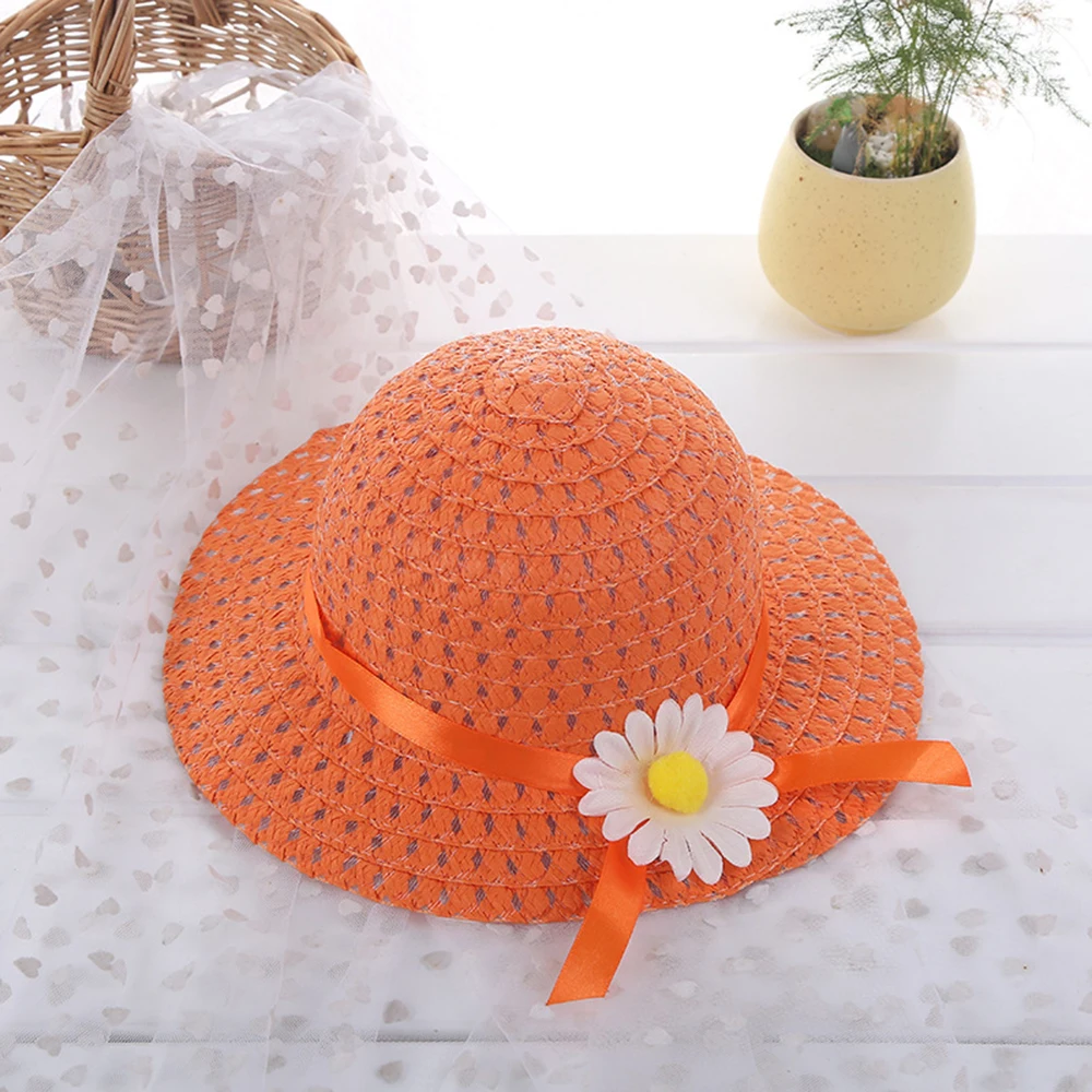 New Summer Kids cappello da sole bambini Outdoor Rabbit Ear Beach Caps Boy Girl Panama Hat Unisex Beach Bucket Hats Sun Flower cappello di paglia