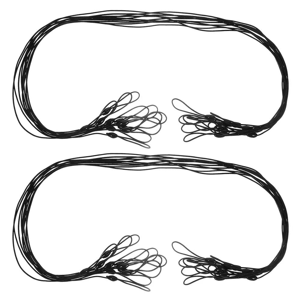 

50 шт. пластиковых эластичных шнурков-фиксаторов для стилусов, защита от потери, растягивающийся банджи-шнур для планшетов и сенсорных устройств