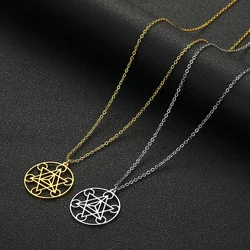 Cxwind 2022New Apr Merkaba Necklace, Sacred Geometry Pendant, Merkaba Pendant, Spiritual Necklace, Star Tetrahedron