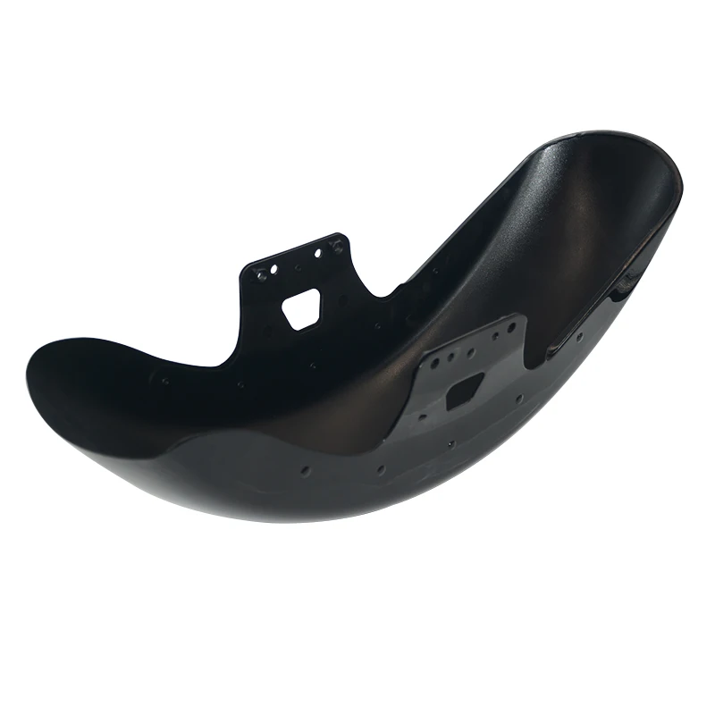 Sacoches de Moto Noires en Acier au Carbone, Garde-Boue Arrière Avant pour Harley Touring 2009-2024