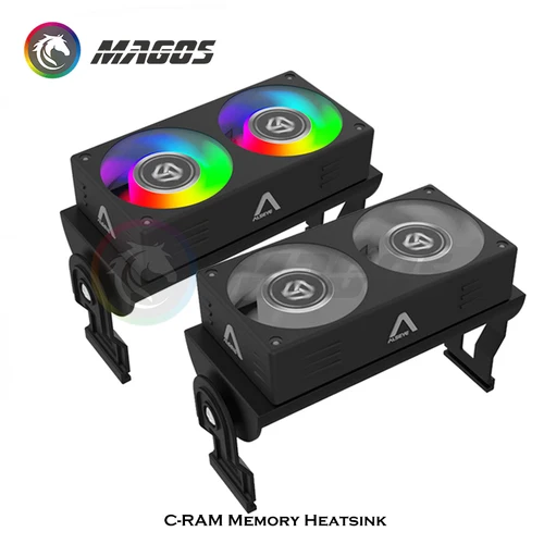 Imagen 2 del producto Alseye-controlador de radiador RAM de 5v, memoria de Overclocking, enfriador, Control de temperatura, ventiladores duales para DDR/DDR2/DDR3 /DDR4/DDR5