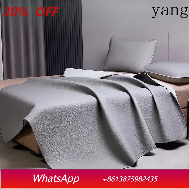 

LH cowhide mat 1.8 meters 1.5m bed three-piece set leather first layer cowhide mat