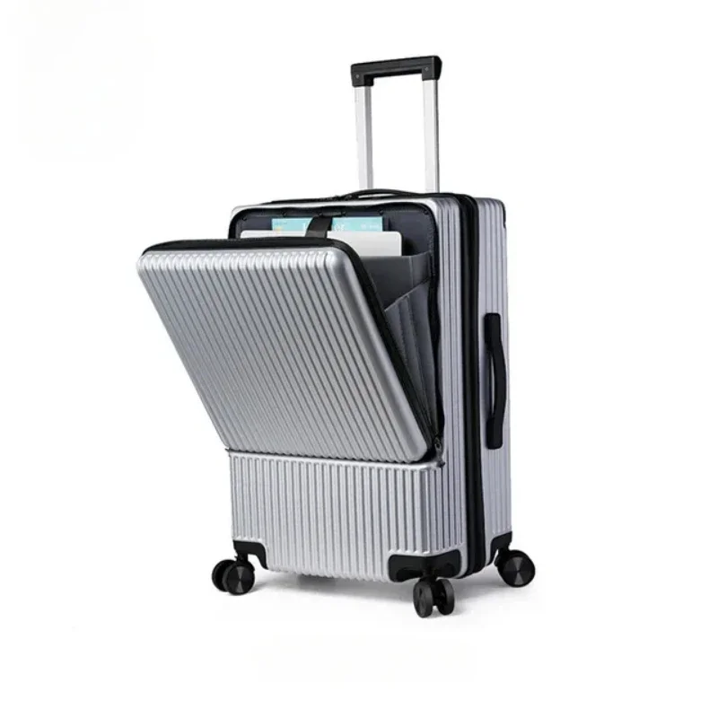 Large-capacity Suitcase Password Box Zipper Travel Luggage Front Bags Fashion Business Trolley Suitcase Computer